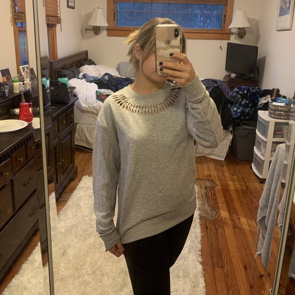 Grey Victoria's Secret Top